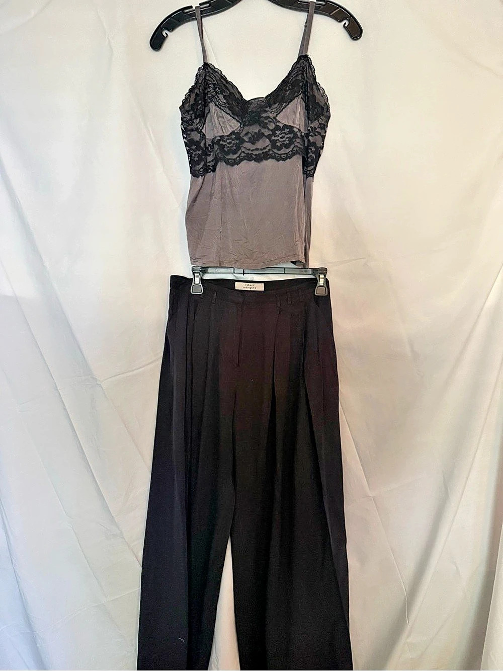 Robert Rodriguez Bundle: Black & Gray Wide-Leg Set